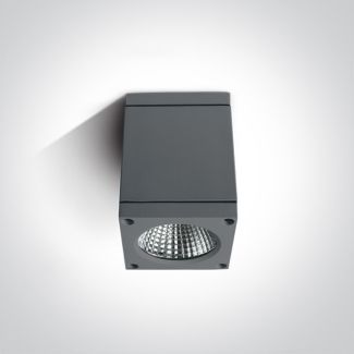 ONE LIGHT 67138D/AN/W Apostoli zewnętrzna oprawa sufitowa antracyt 3000K 6W IP54