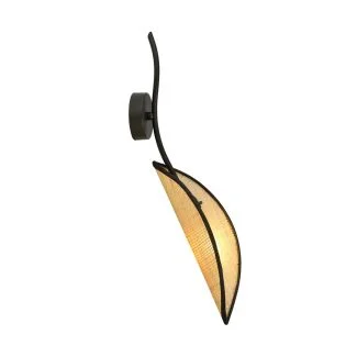 EMIBIG 1108/K1 KINKIET LOTUS K1 BLACK/RATTAN