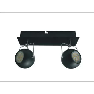 CANDELLUX 92-25012-Z LISTWA TONY 2X3W LED GU10 CZARNY MATOWY