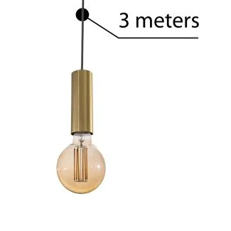 AZZARDO AZ3455 ZIKO E27 3 METERS ANTIQUE DECORATIVE COMPONENT ANTIQUE