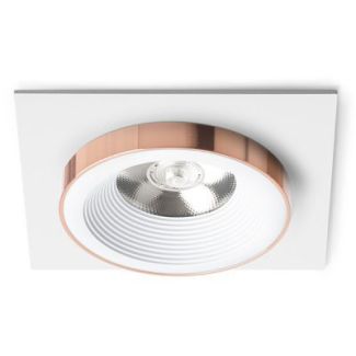 RENDL R13250 SHARM SQ I wpuszczana biała miedź 230V LED 10W 24° 3000K