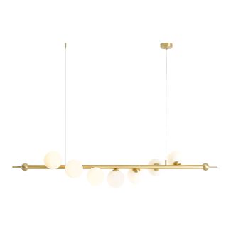 ALDEX 1115T40 LAMPA WISZĄCA WAVE 7 KOLOR MOSIĄDZ