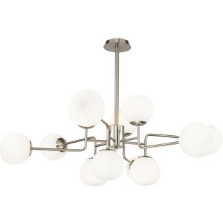 MAYTONI MOD221-PL-12-N Modern Erich Chandelier Nickel