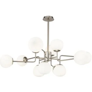 MAYTONI MOD221-PL-12-N Modern Erich Chandelier Nickel