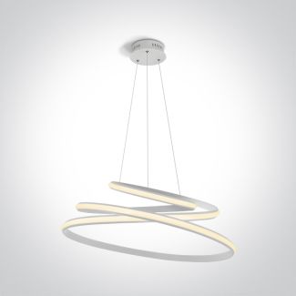 ONE LIGHT 63046A/W Charma 2 biała lampa wisząca LED 3000K 45W