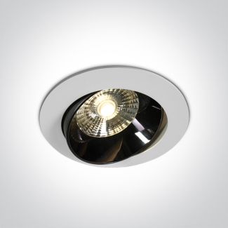 ONE LIGHT 11120E/W/W Ekali  wpust z odbłyśnikiem ciemny chrom COB LED 3000K 20W