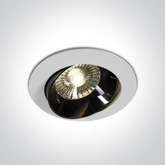 ONE LIGHT 11120E/W/W Ekali  wpust z odbłyśnikiem ciemny chrom COB LED 3000K 20W