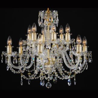 ECRYSTAL ZYR-12 Crystal-AG (gold tubes)