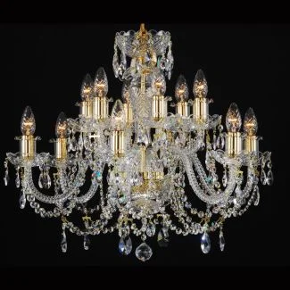 ECRYSTAL ZYR-12 Crystal-AG (gold tubes)