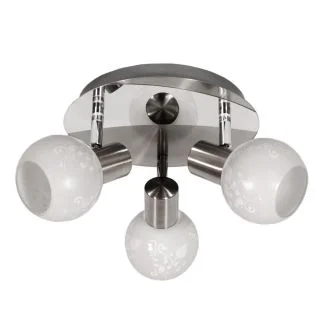 CANDELLUX 98-10070 AVILA PLAFON 3X40W E14 SATYNA