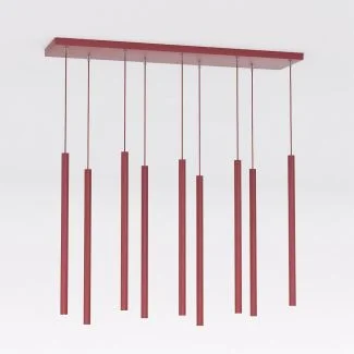 EMIBIG 1647/9 SELTER 9 BURGUNDY LAMPA WISZĄCA