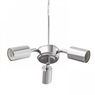 RENDL R10615 TRIX wiszący zestaw sufitowy chrom 230V E27 3x42W