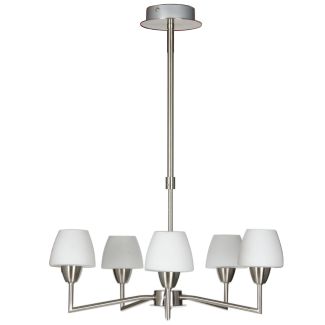 CANDELLUX 35-10646 TOGO LAMPA WISZĄCA 5X40W G9 NIKIEL MAT PROMOCJA