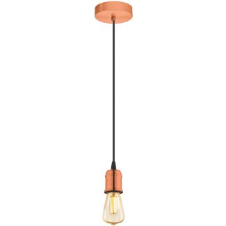 EGLO 32539 HL/1 E27 KUPFER-GEB/SCHWARZ YORTH
