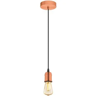 EGLO 32539 HL/1 E27 KUPFER-GEB/SCHWARZ YORTH