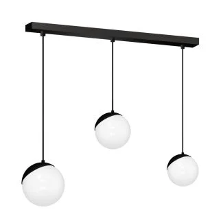MILAGRO MLP7237 Lampa wisząca SFERA BLACK 3xE14