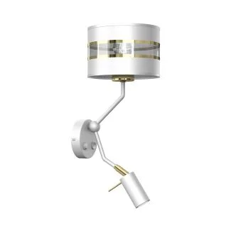 MILAGRO MLP7346 Kinkiet ULTIMO WHITE 1xE27 1x mini GU10