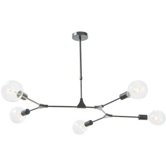 DAR EUP0539 EUPHEMIA 5LT PENDANT BLACK