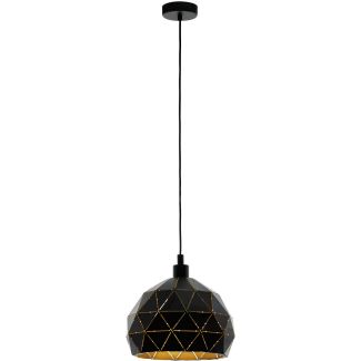 EGLO 97841 HL/1 E27 Ø400 SCHWARZ/GOLD ROCCAFORTE