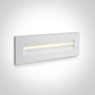 ONE LIGHT 68066/W/W Simi 3 biała ścienna oprawa do wbudowania LED 3000K 8,5W IP65