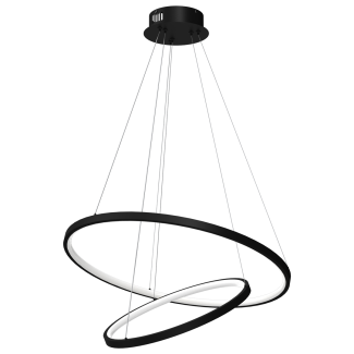 MILAGRO ML7942 Lampa wisząca ROTONDA BLACK 51W LED