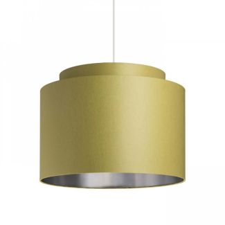RENDL R11535 DOUBLE 40/30 abażur Chintz oliwowa/srebrna folia max. 23W