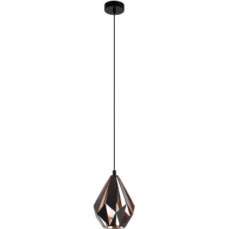 EGLO 49997 HL/1 SCHWARZ/KUPFER CARLTON 1