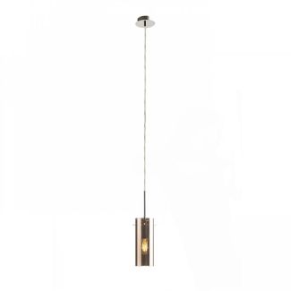 RENDL R10511 SANSSOUCI I wisząca szkło miedziane 230V E27 42W