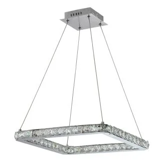 CANDELLUX 31-34854 LORDS ZWIS KWADRAT 42X42 24W LED CHROM