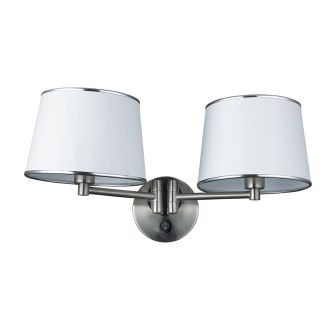 CANDELLUX 22-00890 IBIS LAMPA KINKIET 2X40W E14 SATYNA