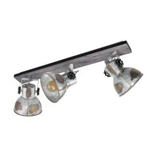 EGLO 49652 LAMPA BARNSTAPLE SPOT BALKEN/3 HOLZ/ZINC USED/SW BARNSTAPLE