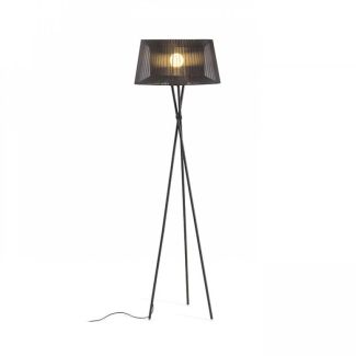 RENDL R12674 BOULOGNE podłogowa czarna 230V E27 28W