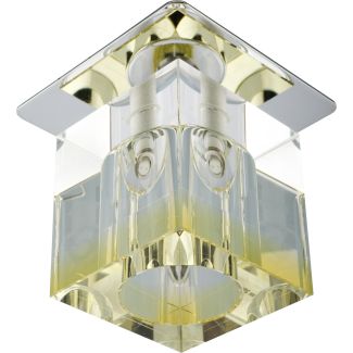 CANDELLUX 2279797 SK-19 CH/YE-P G4 CHROM OPR. STROP. STAŁA KRYSZTAŁ 20W G4 ŻÓŁTY PASEK