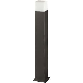 POLUX 304636 Lampa ogrodowa aluminiowa NEW YORK GLA505QS174GFSM 1xE27 wysoka 74cm