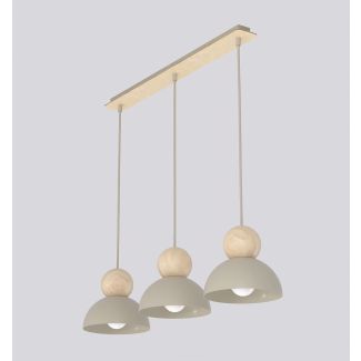 EMIBIG 1678/3 KAKI 3 MOKKA LAMPA WISZĄCA