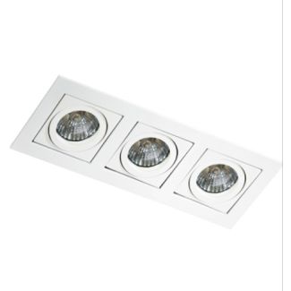 AZZARDO GM2301-WH / AZ0802 Paco 3 (white) Lampa wpuszczane