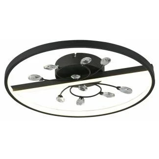 REALITY 639201-30 Dacota plafon czarny mat