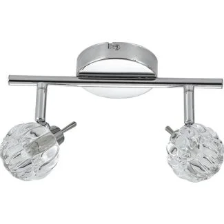 CANDELLUX 92-70296 BOMBOLA LAMPA SUFITOWA LISTWA 2X40W G9 CHROM BEZ Ć»ARĂWEK