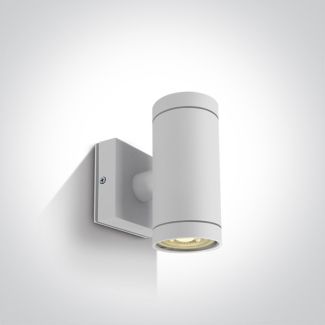 ONE LIGHT 67130/W Lido K2 biały zewnętrzny cylinder ścienny 2x35W GU10 IP54