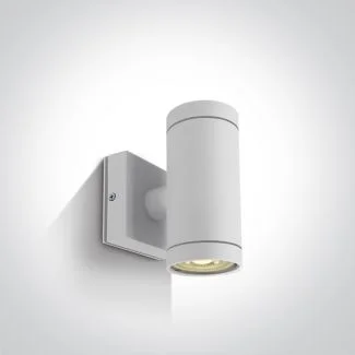 ONE LIGHT 67130/W Lido K2 biały zewnętrzny cylinder ścienny 2x35W GU10 IP54
