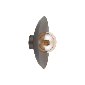TK-LIGHTING 11352 SLATE NEW BROWN GLASS KINKIET 1XG9