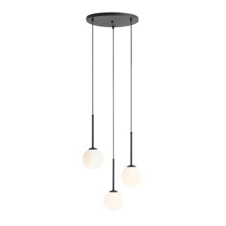 ALDEX 1087E1_R LAMPA WISZĄCA BOSSO 3 RING KOLOR CZARNY