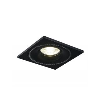 AZZARDO AZ1615 SIMON SQUARE BLACK TECHNICAL DOWNLIGHT BLACK