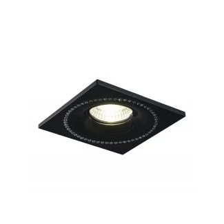 AZZARDO AZ1615 SIMON SQUARE BLACK TECHNICAL DOWNLIGHT BLACK