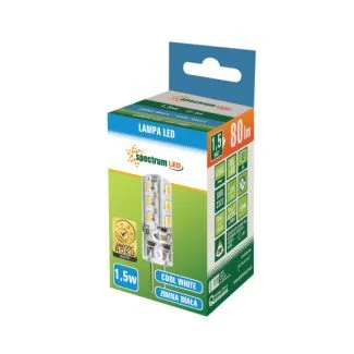 SPECTRUMLED 13118 Żarówka LED G4 column 12V 1,5W SILIKON CW SPECTRUM