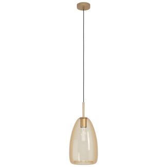 EGLO 98648 LAMPA ALOBRASE OPRAWA WISZĄCA HL/1 E27 Ø200 MS-GEB/AMBERALOBRASE