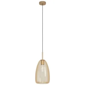 EGLO 98648 LAMPA ALOBRASE OPRAWA WISZĄCA HL/1 E27 Ø200 MS-GEB/AMBERALOBRASE