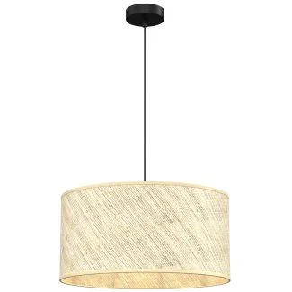 LUMINEX 5280 oprawa sufitowa Rattan żyrandol czarny ecru