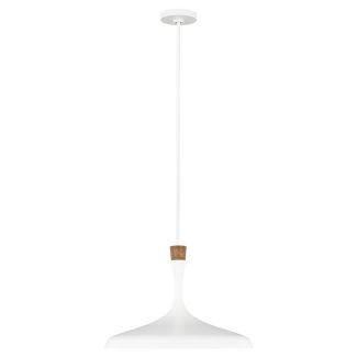 ELSTEAD Darwin FE-DARWIN-P 1 Light Pendant - Matte White