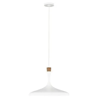 ELSTEAD Darwin FE-DARWIN-P 1 Light Pendant - Matte White